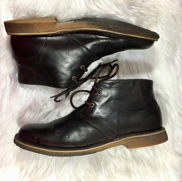 UGG Other - Ugg (Leighton) Men’s Chocolate Ankle Boots